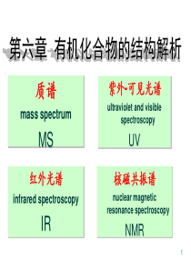 有机化学第六章红外及核磁