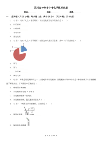 四川省泸州市中考化学模拟试卷