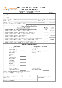 模具厂评鉴评分报告