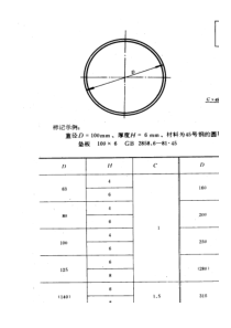 JB T 7643.6-1994(GB 2858.6-1981) 冷冲模模板 圆形垫板