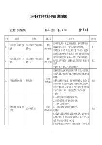 衢州市对外技术合作项目共页项