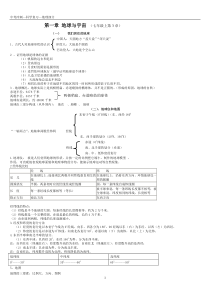 中考必备：初中地理知识点总结(完整版)