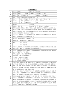 丙烷安全数据表