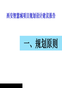 西安智慧城项目规划设计建议报告