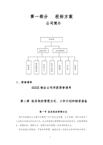 上传版小区物业管理投标书参考