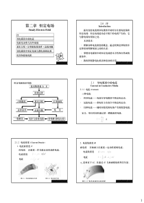 技能培训专题 工程电磁场讲义工程电磁场讲义（第二章）