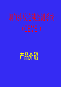 蓝盾光电子烟气排放连续监测系统（CEMS）(PPT)-