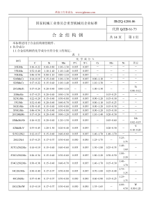 JBZQ 4288-1986 合金结构钢