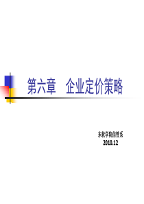 CH6企业定价策略