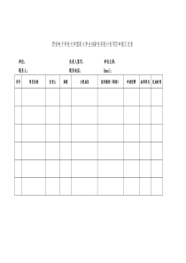 西安电子科技大学国家大学生创新性实验计划项目申报汇总表