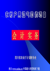 财务会计--会计实务农村户用沼气国债项目(PPT 51页)(1)