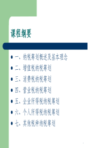 纳税筹划最新版本