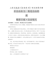 山东省威海《自由东方》项目招商手册-24DOC