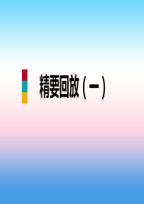 2018-2019学年九年级化学下册 第六章 金属 精要回放（一）同步练习课件 （新版）粤教版