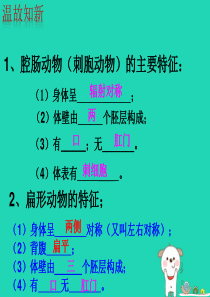 2018-2019学年八年级生物上册 5.1.2 线形动物和环节动物课件 （新版）新人教版