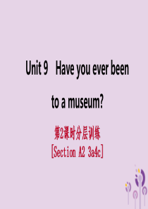 2018-2019学年八年级英语下册 Unit 9 Have you ever been to a 