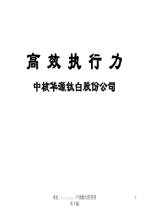 高效执行力-XXXXXX股份公司(ppt 80)