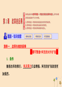 2018-2019学年高中历史 第六单元 穆罕默德•阿里改革 第3课 改革的后果课件 新