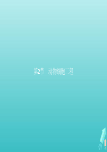 2018-2019学年高中生物 第3章 细胞工程 3.2 动物细胞工程课件 北师大版选修3