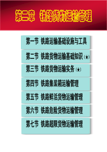 第二章铁路货物运输(6)铁路危险货物运输管理