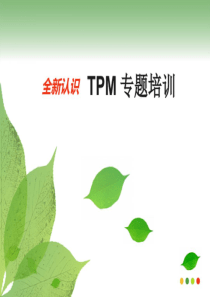 全面生产性维护(TPM)