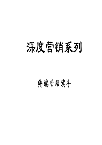 终端开发运作实务