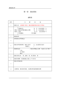 保险招标文件