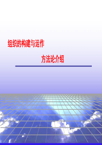 组织构建与运作方法论介绍（PPT50页）》