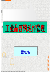 营销运作讲义(工业品营销)（PDF111页）