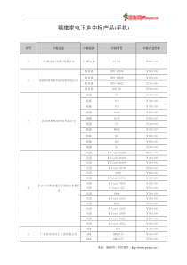 全国推广家电下乡产品(手机)项目招标结果公告