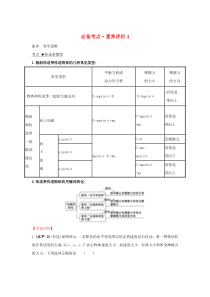 2019-2020新教材高中物理 必备考点 素养评价4（含解析）新人教版必修1