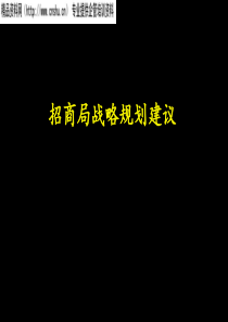 标准流程招商局项目