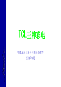 TCL王牌彩电推广策略