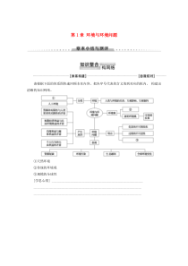 2019-2020学年高中地理 第1章 环境与环境问题章末小结与测评学案 新人教版选修6