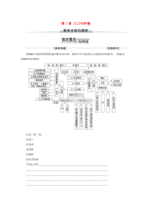 2019-2020学年高中地理 第1章 人口与环境章末小结与测评学案 湘教版必修2