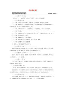 2019-2020学年高中地理 第四单元 以科学观念防治自然灾害单元整合提升学案 鲁教版选修5