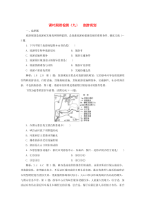 2019-2020学年高中地理 课时跟踪检测（九）旅游规划 新人教版选修3