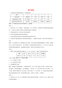 2019-2020学年高中化学 第三章 晶体结构与性质 第四节 离子晶体练习（含解析）新人教版选修3