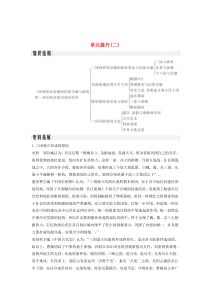 2019-2020学年高中历史 单元提升（二）讲义 新人教版必修《中外历史纲要（上）》