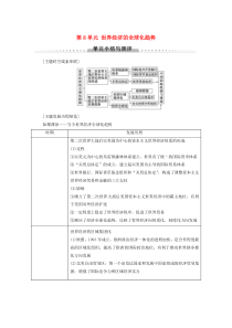 2019-2020学年高中历史 第8单元 世界经济的全球化趋势单元小结与测评学案 新人教版必修2