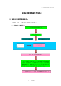 项目运作管理规范化制度