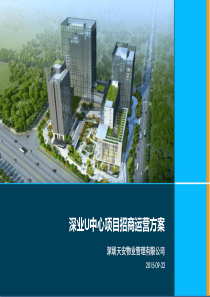 深业U中心项目招商运营方案（PDF47页）