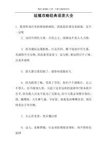 延禧攻略经典语录大全