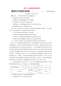 2019-2020学年高中生物 第一章 无菌操作技术实践 第三节 植物组织培养技术知能演练轻巧夺冠 