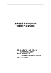 重庆渝能乾德置业寸滩项目产品规划报告-36DOC