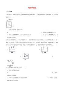 2021年中考物理必考点专项训练电流和电路含解析