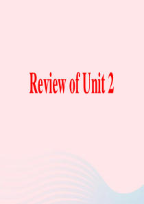 九年级英语全册ReviewofUnit2课件新版人教新目标版