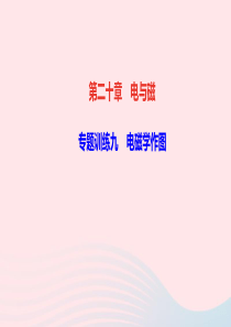 九年级物理全册第二十章电与磁专题训练九电磁学作图作业课件新版新人教版