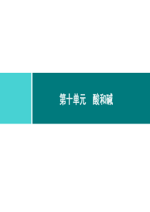 酸和碱同步练习课件第10单元课题1第1课时