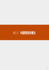 2021学年高中数学人教B版2019必修第三册课件811向量数量积的概念